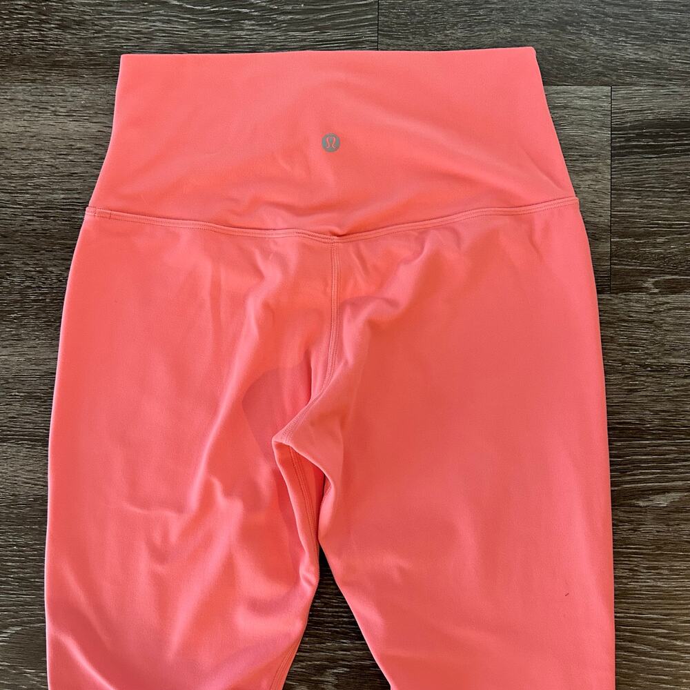 Lululemon Align High Rise Pant 28” Nulu Raspberry Cream Size 8‎ - Picture 12 of 16